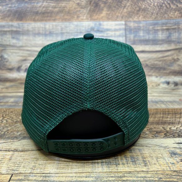 Playland Amusement Park Mens Trucker Hat Green Snapback Rye NY Vintage Logo Cap - Picture 5 of 8